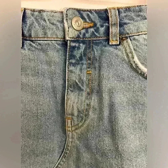 Zara Jean Skirt with Side Stripes Size XS - Picture 3 of 7